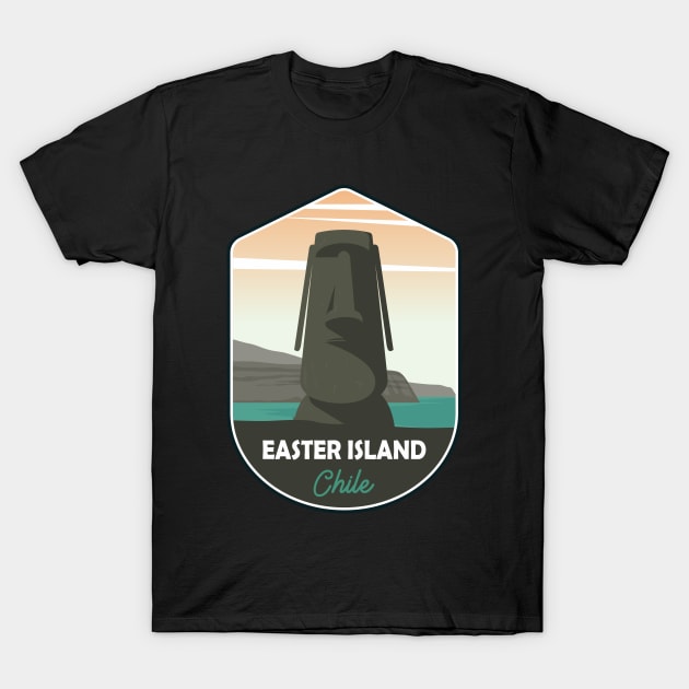 Easter island T-Shirt by Mark Studio